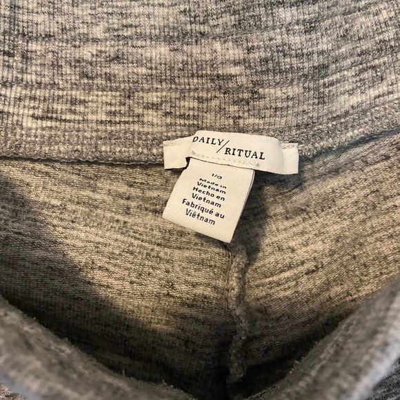 Daily Ritual Light Gray Sweatpants - Picture 3 of 7